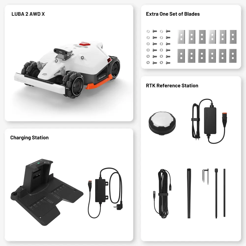 Robot koszący Mammotion LUBA 2 AWD 3000X bez drutu obwodowego - obrazek 2