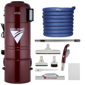 Odkurzacz centralny Cyclovac H725 + Zestaw Retraflex z wężem w pokrowcu SoftTouch