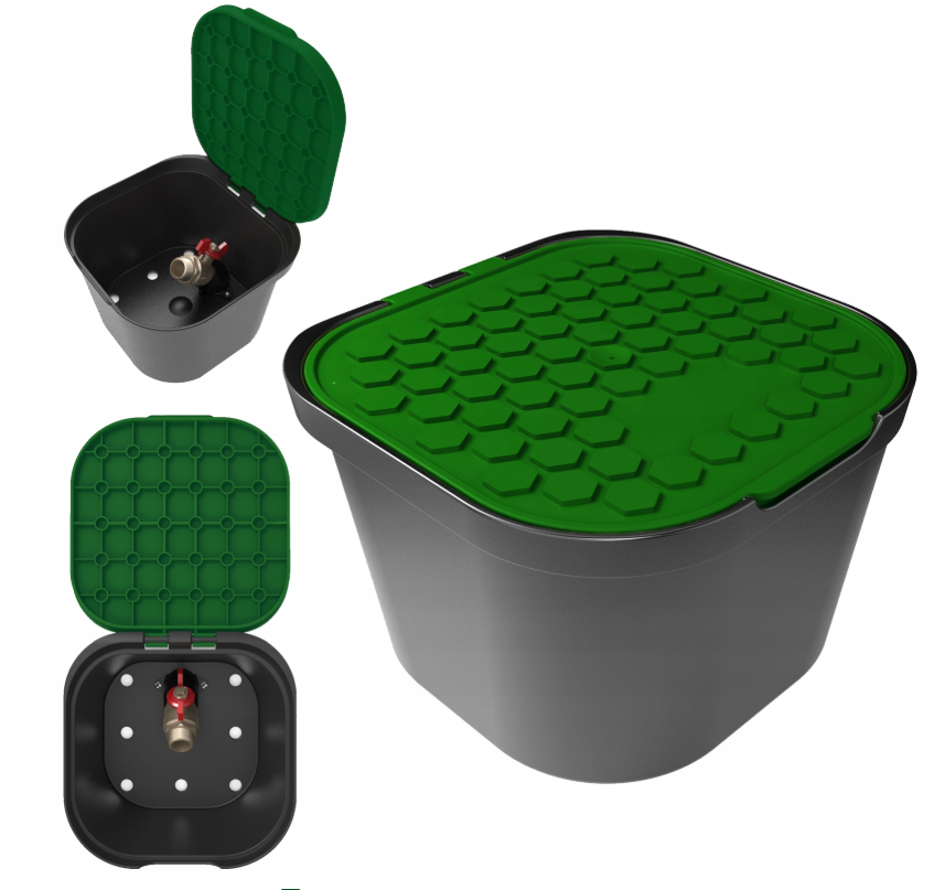 Puszka poboru wody out z zaworem 3/4" - obrazek 4