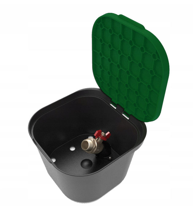 Puszka poboru wody out z zaworem 3/4" - obrazek 2