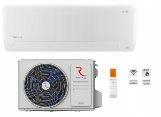 Klimatyzator Rotenso Revio 3,5 kW - zestaw