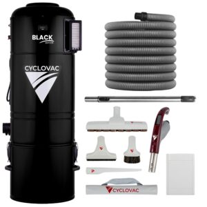 Odkurzacz centralny Cyclovac HD725 Black Edition + Zestaw Retraflex MAXFLOW