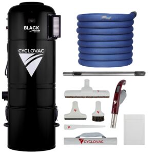 Odkurzacz centralny Cyclovac HD725 Black Edition + Zestaw Retraflex z wężem w pokrowcu SoftTouch™